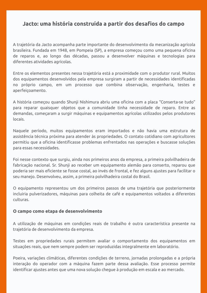 Indústria nacional de máquinas agrícolas é preparada para atender as demandas dos campos brasileiros